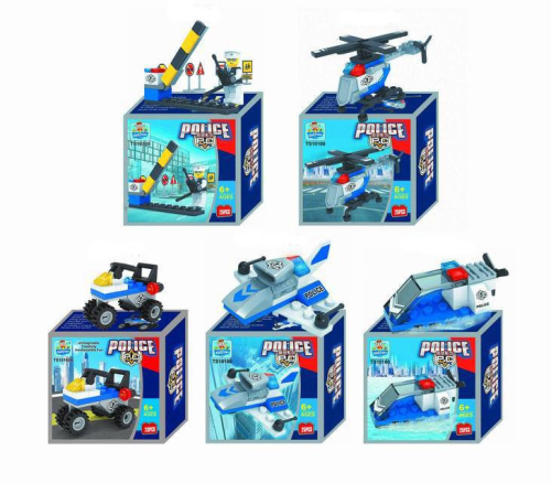 Игрушка Конструктор Полиция Police 20 деталей TS10100A Игрушка Конструктор Полиция Police 20 деталей TS10100A