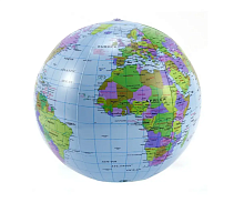 Игрушка Мяч надувной Глобус  d = 30 см  07856