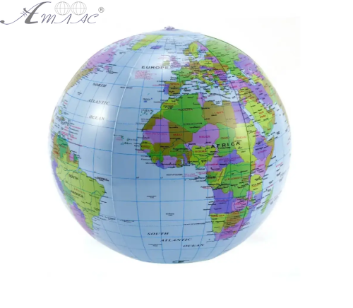 Игрушка Мяч надувной Глобус d = 30 см 07856 Игрушка Мяч надувной Глобус d = 30 см 07856