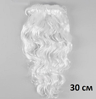 Борода Деда Мороза 30 см 02110