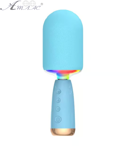 Іграшка Мікрофон караоке + колонка блакитний  16034