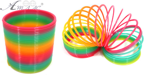 Пружинка браслет спиралька, радуга, диаметр 7,5 см 850303 Пружинка браслет спиралька, радуга, диаметр 7,5 см 850303