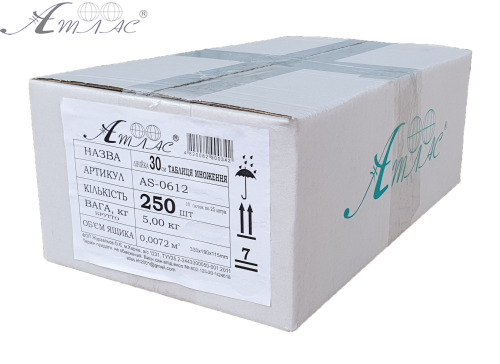 Лінійка 30 см Таблиця множення сніжно-біла в упаковці AS-0612, К-9052 фото 4 Лінійка 30 см Таблиця множення сніжно-біла в упаковці AS-0612, К-9052 фото 4