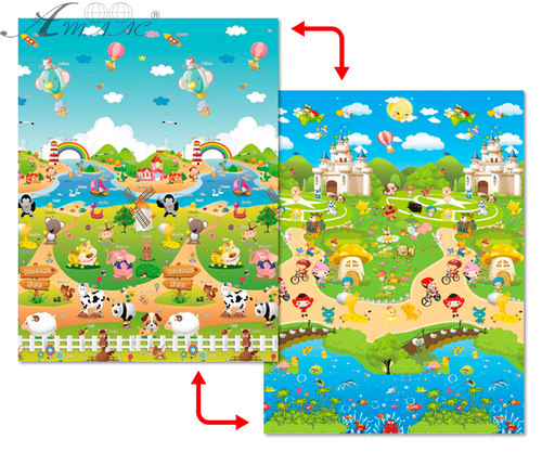 Игрушка Коврик на пол, развивающий Babypol 150 * 180 см Ферма Игрушка Коврик на пол, развивающий Babypol 150 * 180 см Ферма