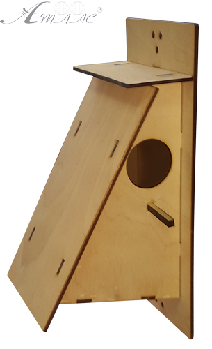 Скворечник № 3 скошенный 16 х 17 х 30 см AS-4352 Скворечник № 3 скошенный 16 х 17 х 30 см AS-4352