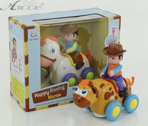 Игрушка Музыкальный Ковбой ездит, свет + звук 838, 36855 Игрушка Музыкальный Ковбой ездит, свет + звук 838, 36855