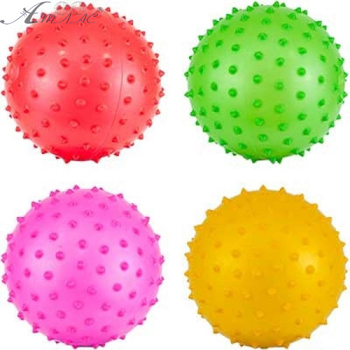Игрушка Мяч надувной, детский массажный 15+ см 11233