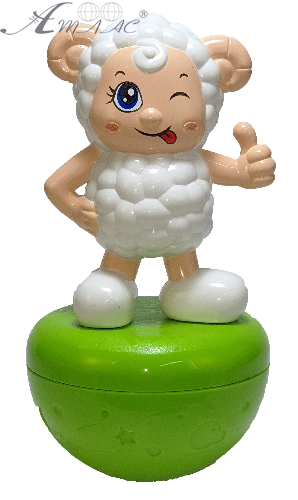 Игрушка Неваляшка Овечка музыкальная 17см в коробке 2215А Игрушка Неваляшка Овечка музыкальная 17см в коробке 2215А