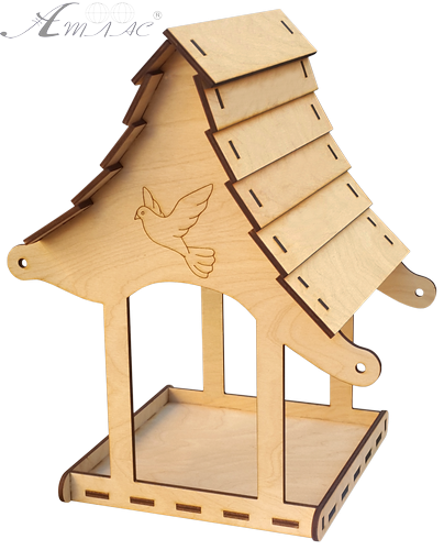 Кормушка № 10 с Голубем 22 х 19 х 27 см AS-4305 Кормушка № 10 с Голубем 22 х 19 х 27 см AS-4305