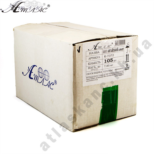 Веер Ангийских букв, желтый или белый пластик AS-0001, К-7372 фото 3 Веер Ангийских букв, желтый или белый пластик AS-0001, К-7372 фото 3