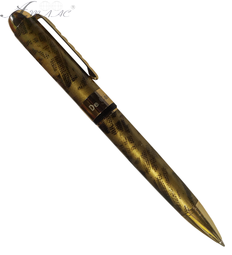 Ручка кулькова De Cambr BP250-15,9 жовта мармурова 02771 Ручка кулькова De Cambr BP250-15,9 жовта мармурова 02771