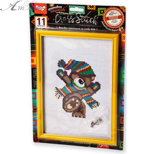 Набор для творчества Вышивка крестиком DankoToys А4 VKB-01-11 Набор для творчества Вышивка крестиком DankoToys А4 VKB-01-11