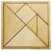 Танграм из фанеры 12 х 12 см  AS-7111 