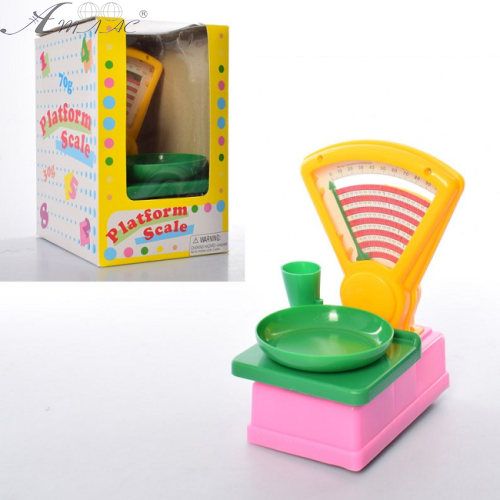 Игрушка Весы настраиваемые пластик 18см  2003  