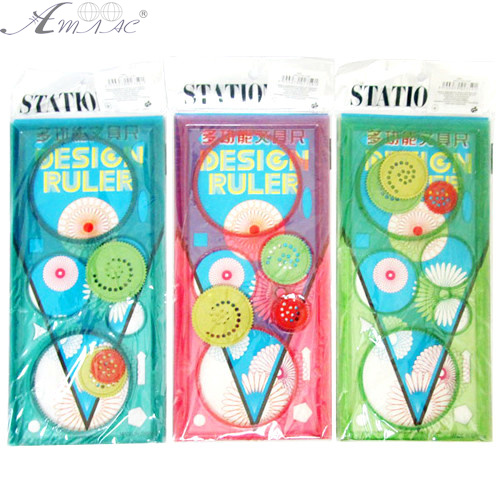 Лінійка Спірограф 20 см для малювання окружностей  1328