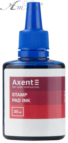 Фарба штемпельна Axent синя 7301-02-А, 34152 Фарба штемпельна Axent синя 7301-02-А, 34152