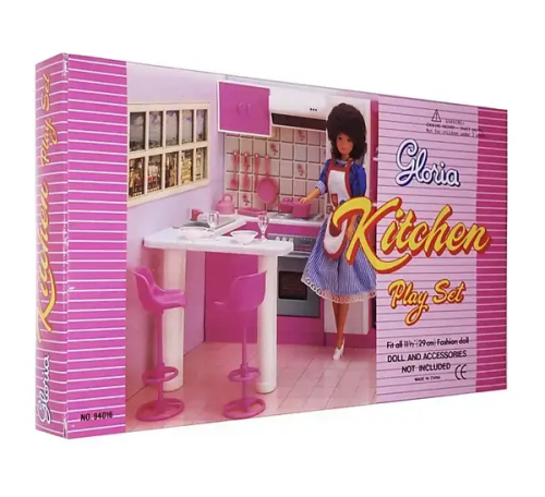 Игрушка Кукольная Мебель набор Gloria Кухня 94016 фото 3 Игрушка Кукольная Мебель набор Gloria Кухня 94016 фото 3