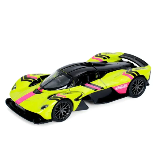 Машинка Kinsmart Aston Martin Valkyrie Желтая KT5470FW Машинка Kinsmart Aston Martin Valkyrie Желтая KT5470FW
