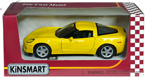 Машинка Kinsmart Chevrolet Corvette Z 06 2007 рік KT5320W
