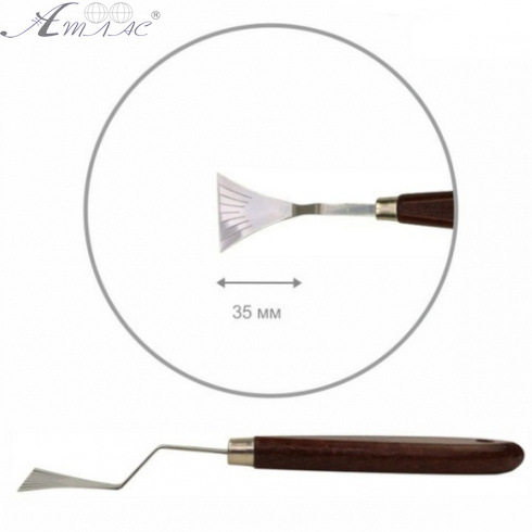 Мастихін DK ArtWork № 2 граблі 3,5 см Мастихін DK ArtWork № 2 граблі 3,5 см