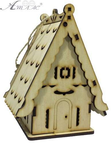 Домик № 3 Шкатулка с открывающейся крышей 11 х 9 х 17 см AS-4241, F-0105 Домик № 3 Шкатулка с открывающейся крышей 11 х 9 х 17 см AS-4241, F-0105