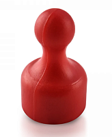 Магніт неодимовий Пішак для дошки 12х20мм 1шт Червоний  04748