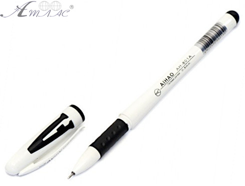 Ручка гелева Aihao AH-801А чорна 0,5 мм  02400