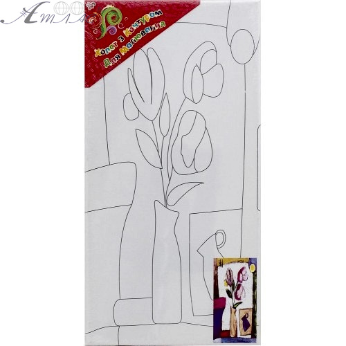 Холст с контуром Картина на подрамнике 20 х 40 см 950407 Холст с контуром Картина на подрамнике 20 х 40 см 950407