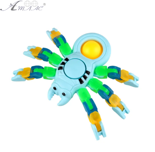 Игрушка Спинер Паук с подвижными деталями 13 см А747 фото 2 Игрушка Спинер Паук с подвижными деталями 13 см А747 фото 2