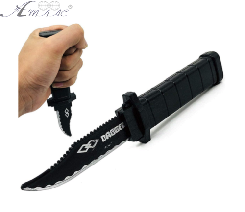 Игрушка Нож выдвижной с пластиковым лезвием 20,5 см 06465 Игрушка Нож выдвижной с пластиковым лезвием 20,5 см 06465