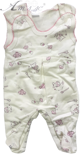 Ползунки для девочки футер р.56-36 12926 Ползунки для девочки футер р.56-36 12926