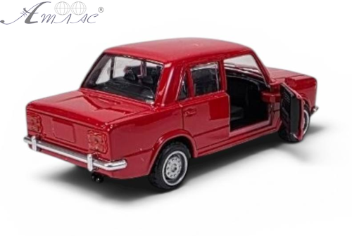 Машинка АвтоХіт ВАЗ 2101 Червона світло звук метал 12см М5657 фото 2 Машинка АвтоХіт ВАЗ 2101 Червона світло звук метал 12см М5657 фото 2
