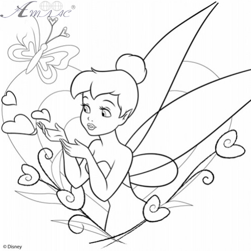 Полотно з контуром Фея - 2 на підрамнику 20 х 20 см 950746