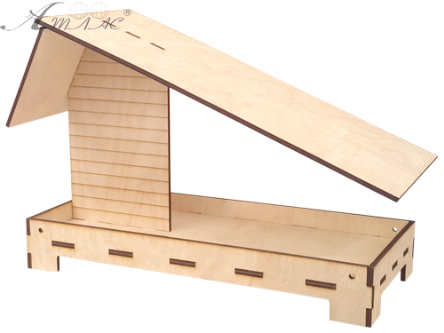 Кормушка № 12 Скошена 29 х 21 х 14 см AS-4307 Кормушка № 12 Скошена 29 х 21 х 14 см AS-4307