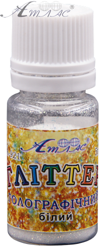 Блестки (Глиттер) Голографические Атлас 5 гр - Белый AS-2002 Блестки (Глиттер) Голографические Атлас 5 гр - Белый AS-2002