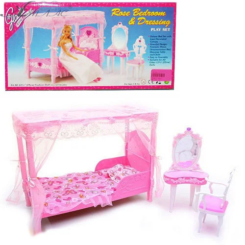 Лялькова Меблі набір Gloria спальня 2614 Лялькова Меблі набір Gloria спальня 2614