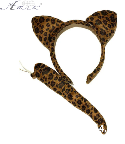 Іграшки Обруч Вушки Леопарда з хвостом 4 кольори 10720 фото 5