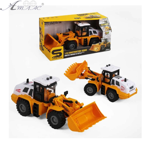 Игрушка Машинка Экскаватор Спецтехника инерционная 30 см в коробке  129-1