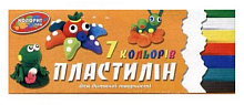 Пластилін Колорит 7 кольорів 130 г П-7, *5033