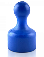 Магнит неодимовый Пешка для доски 12х20мм 1шт Синий  02417