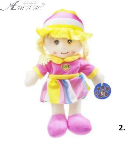 Игрушка Мягкая Кукла, Микс 35 см в пакете 1422 фото 2 Игрушка Мягкая Кукла, Микс 35 см в пакете 1422 фото 2