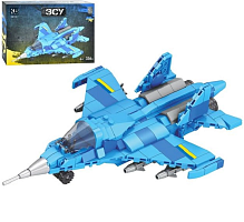 Игрушка Конструктор ЗСУ Самолет СУ-27 336 деталей  КВ1124