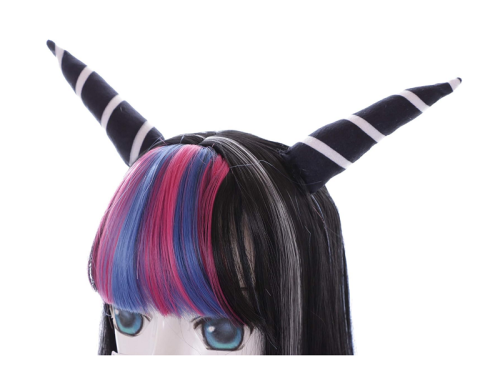 Парик Mioda Ibuki 100см черный с рожками 12985 фото 3 Парик Mioda Ibuki 100см черный с рожками 12985 фото 3