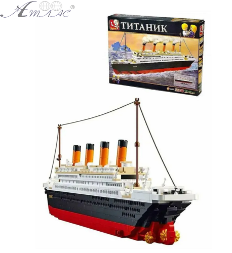 Конструктор Корабель Титанік 1012 деталей 61см  M38-B0577 фото 2