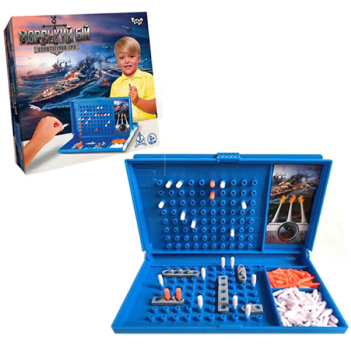 Игрушка Морской бой с фишками в коробке 25x25x4см 06944 Игрушка Морской бой с фишками в коробке 25x25x4см 06944