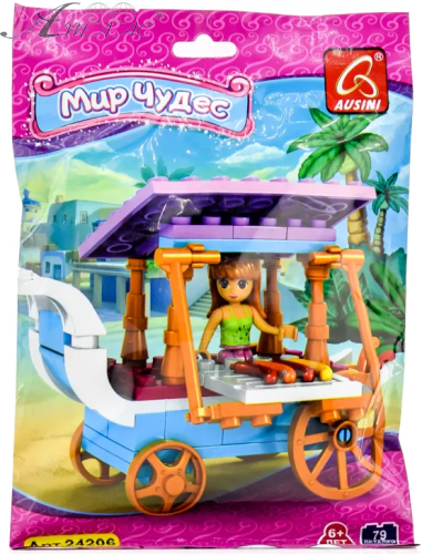 Конструктор Мир чудес 79 деталей в пакете 24206 Конструктор Мир чудес 79 деталей в пакете 24206