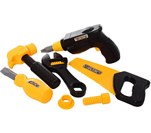 Игрушка Набор инструментов 5 предметов в сетке  17578