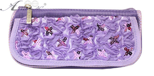 Пенал шкільний Leader бузковий  HS-01087