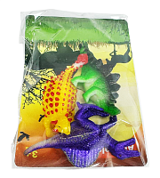 Игрушка Набор Динозавров 3 штуки 5-6 см  3400
