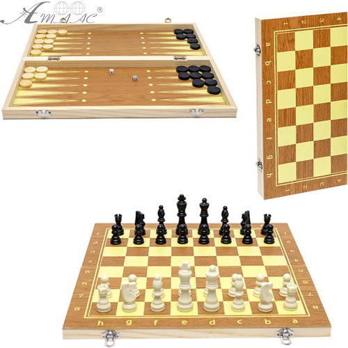 Игра Настольная Шашки, Шахматы, Нарды 3 в 1 дерево 40см 624А Игра Настольная Шашки, Шахматы, Нарды 3 в 1 дерево 40см 624А
